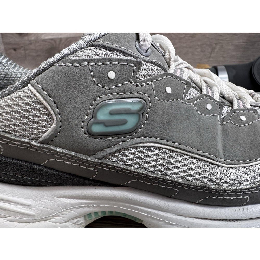 Skechers D'Lites 11947 Gray Athletic Shoes Sneakers Women's Size 8.5 - Picture 12 of 13